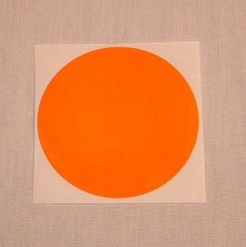 Image of item: Orange Color Dot Sticker For Pneumatic Tubes
