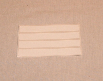 Image of item: White Color Sticker For Pneumatic Tubes 1/2" X 4"