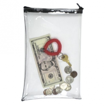Image of item: Vertical Zipper Bags - Clear Vinyl 6.5W x 10H